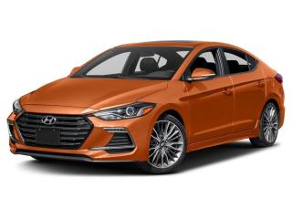 Recent Arrival! 2017 Hyundai Elantra Sport Sport Turbo | Low Kms 7-Speed Automatic FWD Orange 1.6L I4 DGI Turbocharged DOHC 16V ULEV II 201hp<br><br><br>Air Conditioning, AppLink/Apple CarPlay and Android Auto, Exterior Parking Camera Rear, Heated door mirrors, Heated Front Bucket Sport Seats, Heated front seats, Leather Seating Surfaces w/Red Stitching, Power moonroof, Power windows, Remote keyless entry, Telescoping steering wheel, Tilt steering wheel, Turn signal indicator mirrors, Wheels: 18 x 7.5J Aluminum-Alloy.<br><br><br>This vehicle is Zacks Certified! Youre approved! We work with you. Together well find a solution that makes sense for your individual situation. Please visit us or call 902 843-3900 to learn about our great selection.<br>Awards:<br>  * Canadian Car of the Year AJACs Best New Small Car Reviews:<br>  * Owners report a comfortable and durable driving feel, solid ride quality on even rougher roads, good feature content for the dollar, and an upscale look and feel to the interior and driving environment. The touchscreen infotainment system is highly rated for effectiveness and ease of use. Source: autoTRADER.ca<br><br>With 22 lenders available Zacks Auto Sales can offer our customers with the lowest available interest rate. Thank you for taking the time to check out our selection!