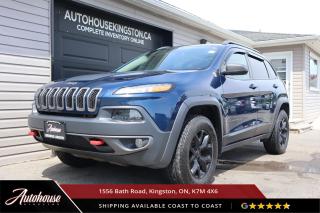 Used 2018 Jeep Cherokee Trailhawk REMOTE START - PANO MOON ROOF- for sale in Kingston, ON