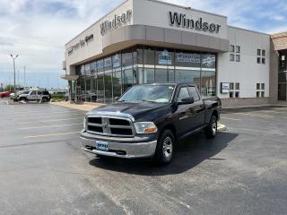 Recent Arrival!

Black Metallic 2011 Ram 1500 ST ST | AS IS ST | AS IS 4WD 5-Speed Automatic 4.7L V8

**CARPROOF CERTIFIED**.

* PLEASE SEE OUR MAIN WEBSITE FOR MORE PICTURES AND CARFAX REPORTS * Buy in confidence at WINDSOR CHRYSLER with our 95-point safety inspection by our certified technicians. Searching for your upgrade has never been easier. You will immediately get the low market price based on our market research, which means no more wasted time shopping around for the best price, Its time to drive home the most car for your money today. OVER 100 Pre-Owned Vehicles in Stock! Our Finance Team will secure the Best Interest Rate from one of out 20 Auto Financing Lenders that can get you APPROVED! Financing Available For All Credit Types! Whether you have Great Credit, No Credit, Slow Credit, Bad Credit, Been Bankrupt, On Disability, Or on a Pension, we have options. Looking to just sell your vehicle? We buy all makes and models let us buy your vehicle. Proudly Serving Windsor, Essex, Leamington, Kingsville, Belle River, LaSalle, Amherstburg, Tecumseh, Lakeshore, Strathroy, Stratford, Leamington, Tilbury, Essex, St. Thomas, Waterloo, Wallaceburg, St. Clair Beach, Puce, Riverside, London, Chatham, Kitchener, Guelph, Goderich, Brantford, St. Catherines, Milton, Mississauga, Toronto, Hamilton, Oakville, Barrie, Scarborough, and the GTA.