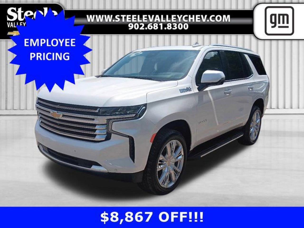 New 2024 Chevrolet Tahoe HIGH COUNTRY for sale in Kentville, NS