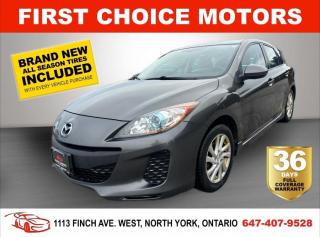 Used 2012 Mazda MAZDA3 GS SKYACTIV ~MANUAL, FULLY CERTIFIED WITH WARRANTY for sale in North York, ON