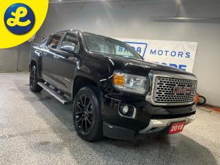 Used 2018 GMC Canyon Denali Crew Cab 4WD 3.6L V6 *  Navigation * Leather Interior * Lane Keep Assist * Blind Spot Assist * GMC IntelliLink * Projection Mode * Bridgestone for sale in Cambridge, ON