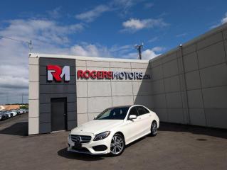 Used 2015 Mercedes-Benz C-Class C400 4MATIC - NAVI - PANO ROOF - RED LEATHER for sale in Oakville, ON