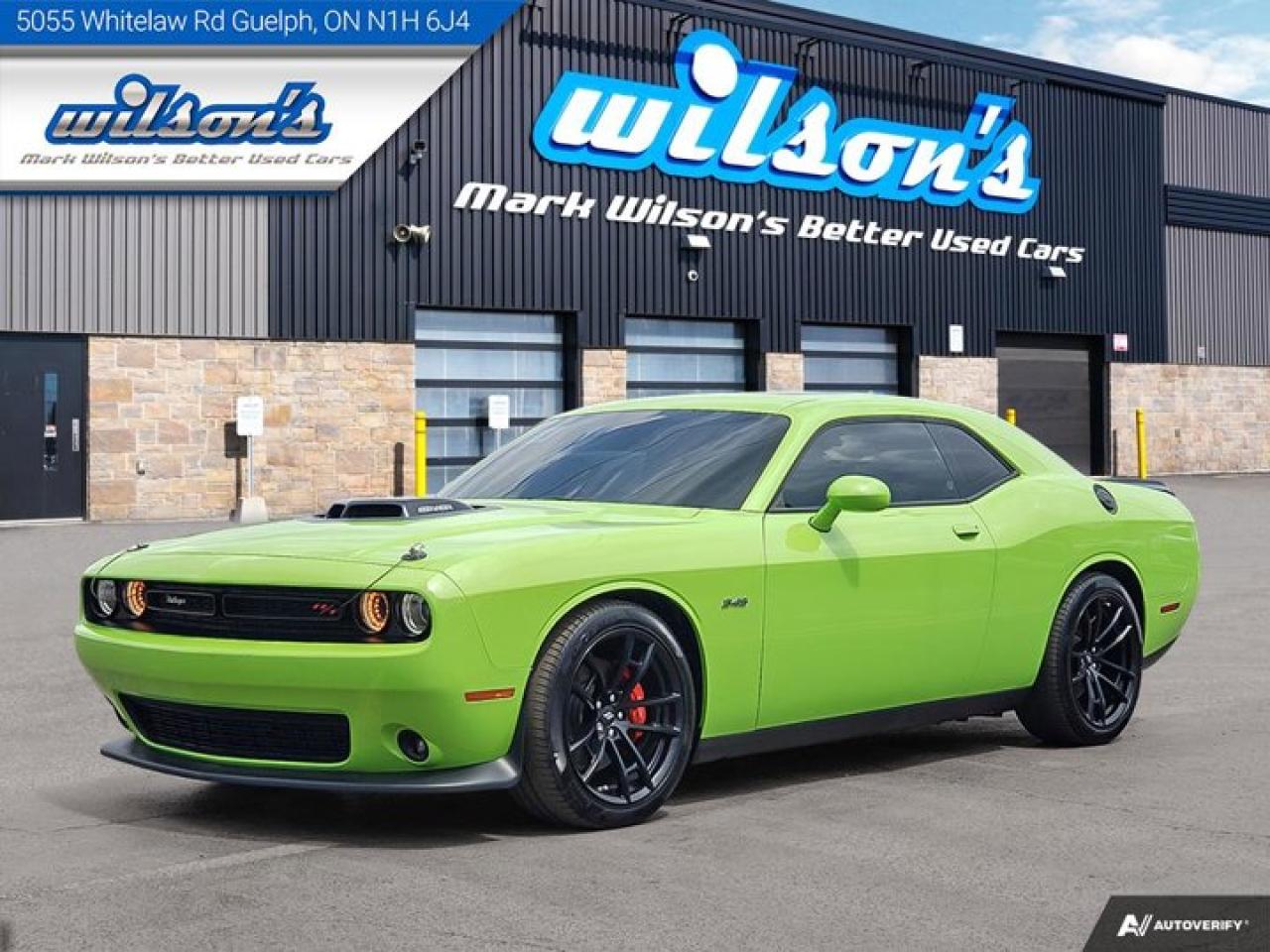 Used 2023 Dodge Challenger R/T Shaker, Leather, Sunroof, Nav, Performance Plus & Handling Pkgs, Brembo Brakes & more! for sale in Guelph, ON