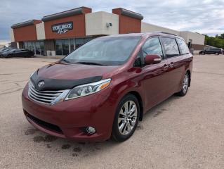 <p>Come Finance this vehicle with us. Apply on our website stonebridgeauto.com </p><p> </p><p>2017 Toyota Sienna Limited with 159000kms. 3.5 liter V6 Front wheel drive </p><p> </p><p>Clean title and safetied. Excellent family vehicle </p><p> </p><p>Leather seats </p><p>Power sliding doors </p><p>Power rear hatch </p><p>Heated front seats </p><p>Heated steering wheel </p><p>Rear DVD player </p><p>Tri climate control </p><p>Memory seats </p><p> </p><p>We take trades! Vehicle is for sale in Steinbach by STONE BRIDGE AUTO INC. Dealer #5000 we are a small business focused on customer satisfaction. Text or call before coming to view and ask for sales. </p>