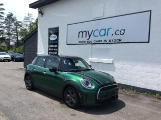 Used 2023 MINI 5 Door Cooper LOW MILEAGE!! NAV. PANOROOF. LEATHER. HEATED SEATS. ALLOYS. PWR GROUP. A/C. for sale in Kingston, ON