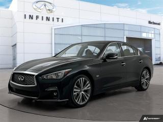 Used 2020 Infiniti Q50 SPORT One Owner Lease Return | Low KM's for sale in Winnipeg, MB