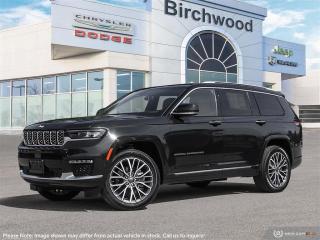 New 2024 Jeep Grand Cherokee L Summit Factory Order - Arriving Soon | Body-colour roof for sale in Winnipeg, MB