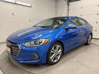 Used 2017 Hyundai Elantra LIMITED | HTD LEATHER | SUNROOF | NAV | BLIND SPOT for sale in Ottawa, ON
