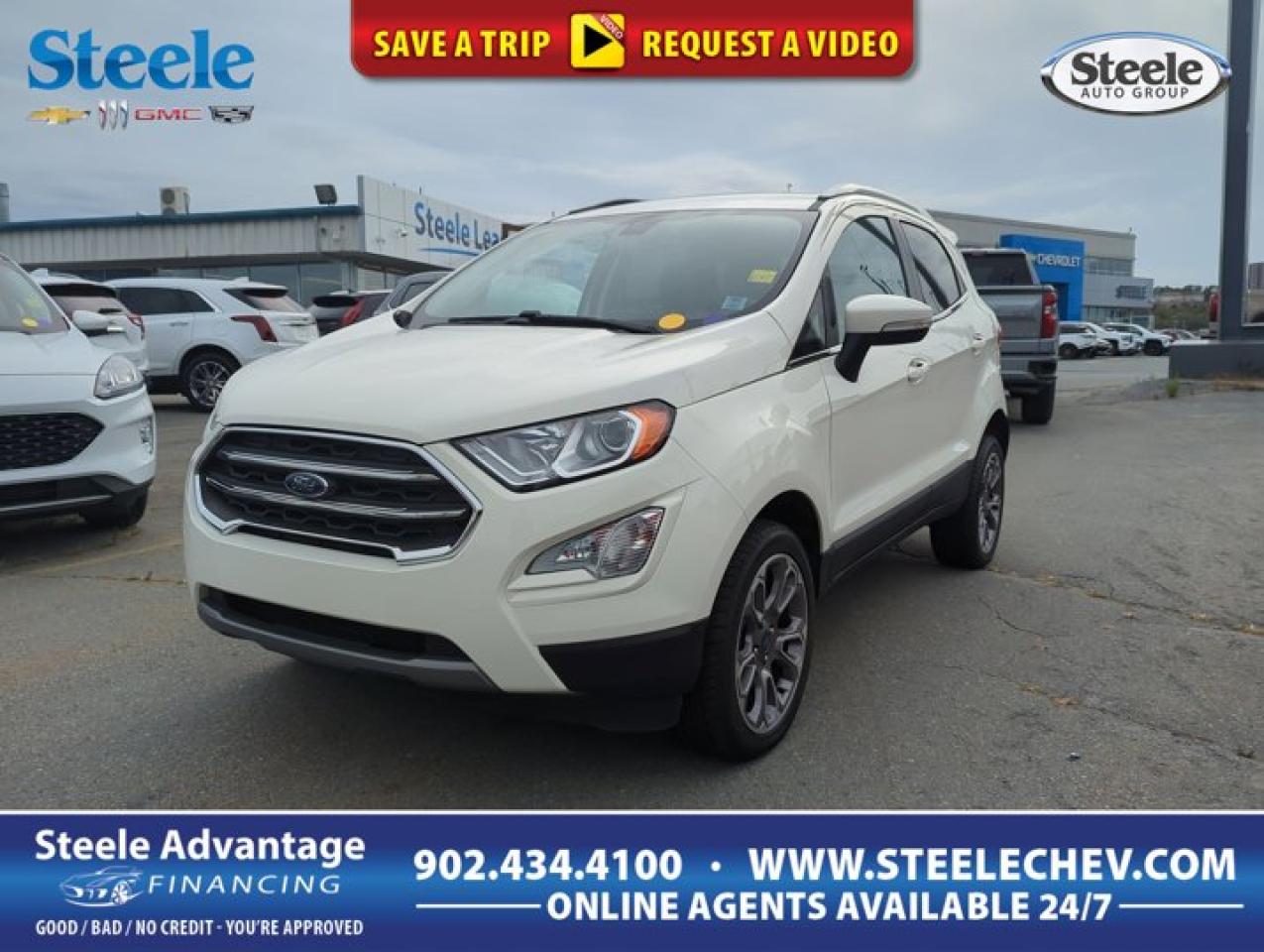 Used 2022 Ford EcoSport Titanium Leather Sunroof *GM Certified* for sale in Dartmouth, NS