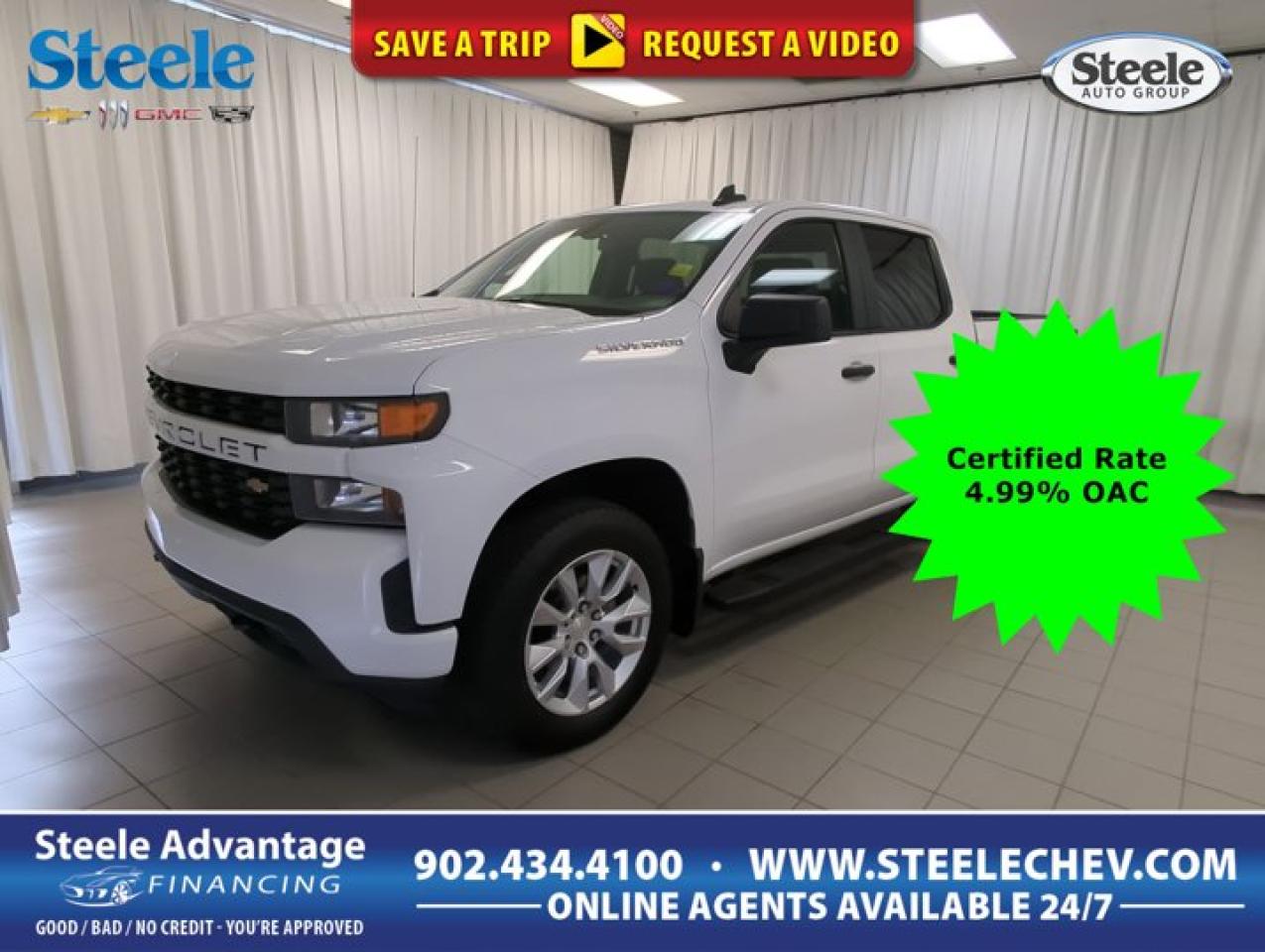 Used 2021 Chevrolet Silverado 1500 Custom V8 *GM Certified* 4.99% Financing OAC for sale in Dartmouth, NS