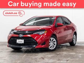 Used 2017 Toyota Corolla LE w/ Dynamic Radar Cruise Control, Heated Front Seats, Rearview Camera for sale in Toronto, ON