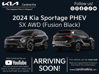 New 2024 Kia Sportage PHEV SX - Black Interior for sale in Niagara Falls, ON