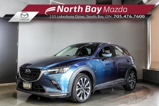 Used 2019 Mazda CX-3 GT NAVIGATION - LEATHER UPHOLSTERY - HEADS UP DISPLAY - AWD for sale in North Bay, ON