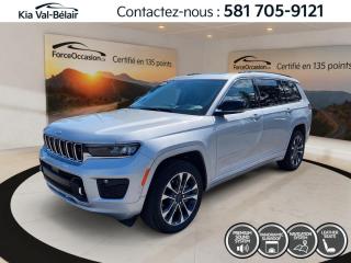 Used 2021 Jeep Grand Cherokee L OVERLAND *4X4 *GPS *CUIR BLANC *TOIT PANO for sale in Québec, QC