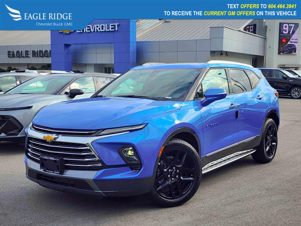 New 2024 Chevrolet Blazer Premier AWD, HD surround vision, heated seat, back camera, cruise control, stop/ start engine, for sale in Coquitlam, BC