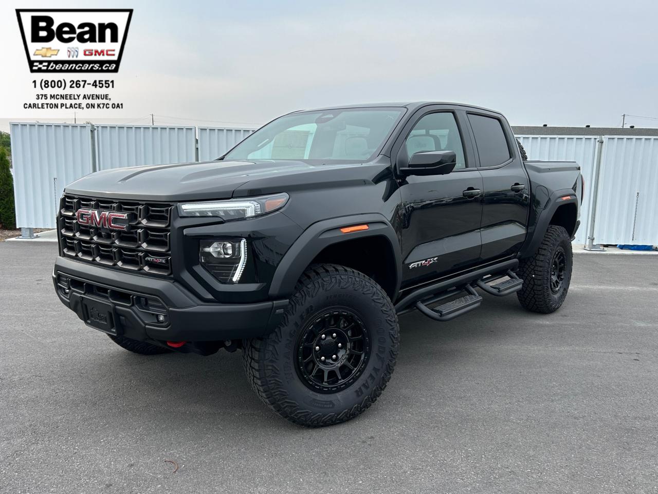 New 2024 GMC Canyon AT4X 2.7L 4 CYL WITH REMOTE START/ENTRY, HEATED SEATS, HEATED STEERING WHEEL, VENTILATED SEATS, HITCH GUIDANCE, HD SURROUND VISION for sale in Carleton Place, ON