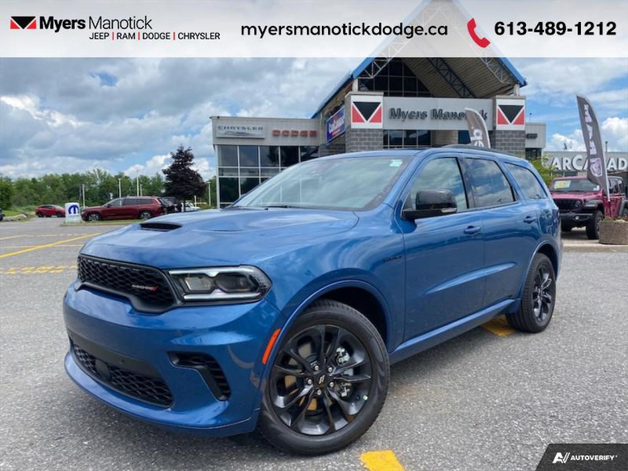 New 2024 Dodge Durango R/T Plus  Blacktop Pkg, HEMI  - $231.12 /Wk for sale in Ottawa, ON