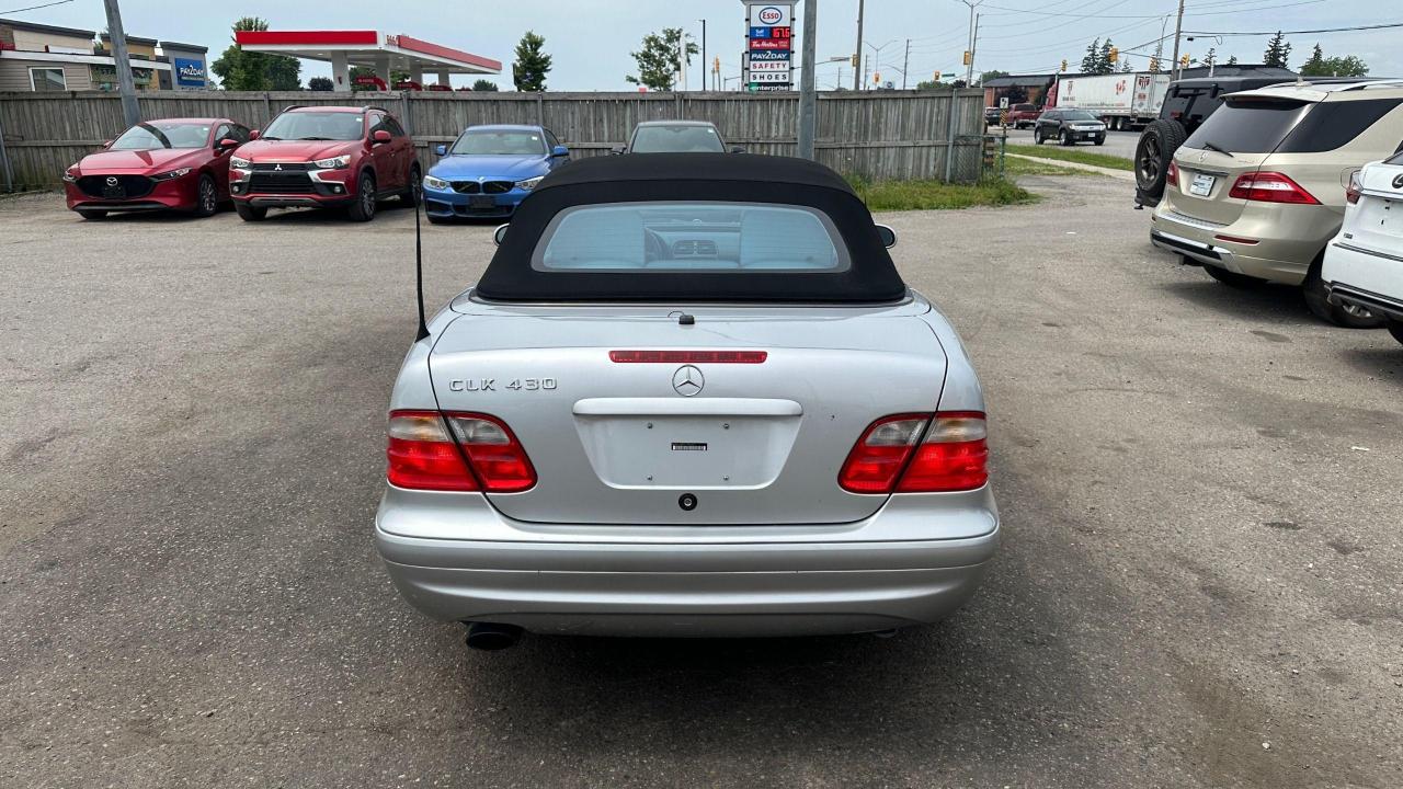 2000 Mercedes-Benz CLK V8, AMG PACKAGE, CONVERTIBLE, 41KMS, CERTIFIED - Photo #4