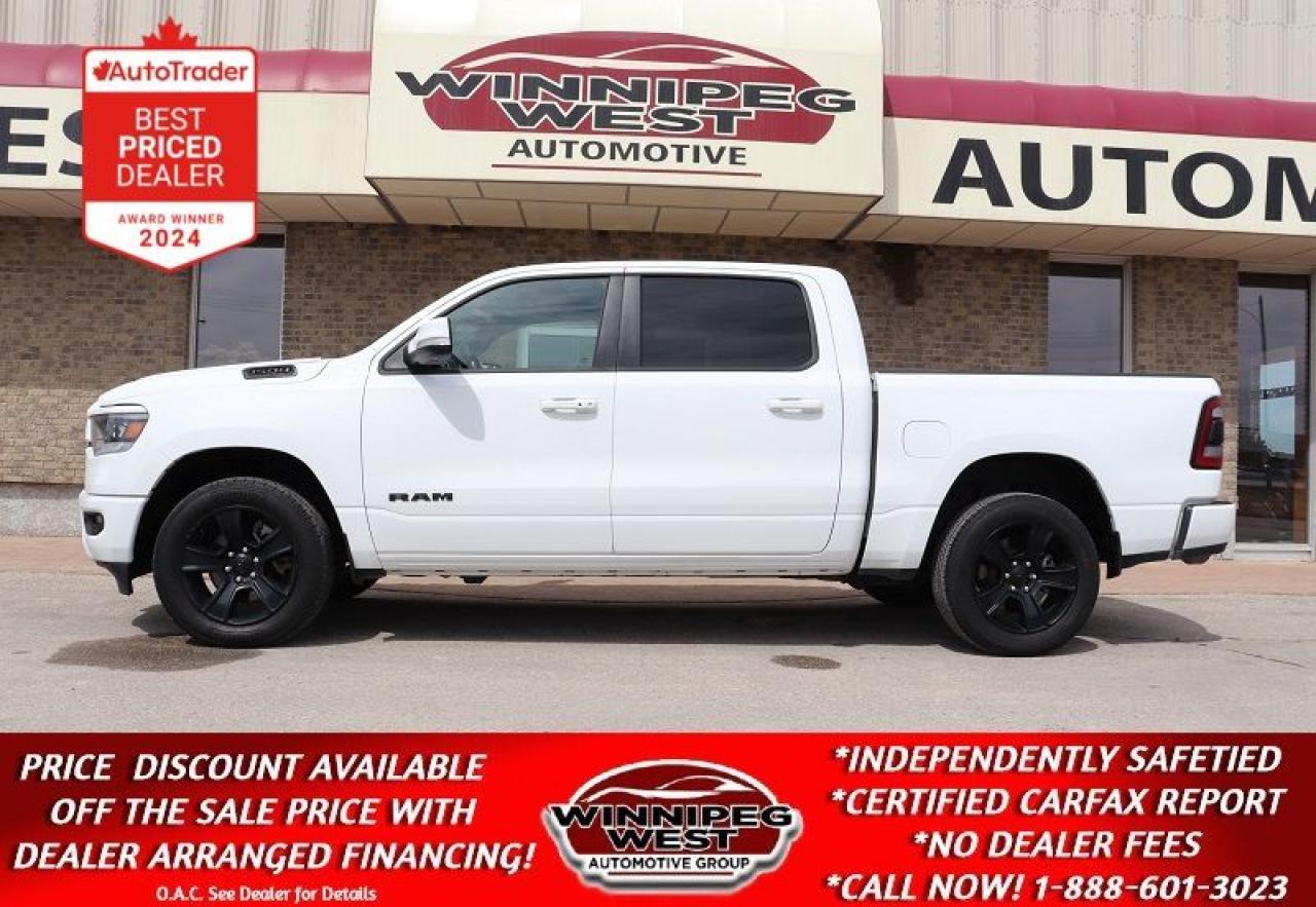 Used 2022 RAM 1500 SPORT CREW HEMI 4X4, LOADED, SHARP & VERY CLEAN! for sale in Headingley, MB