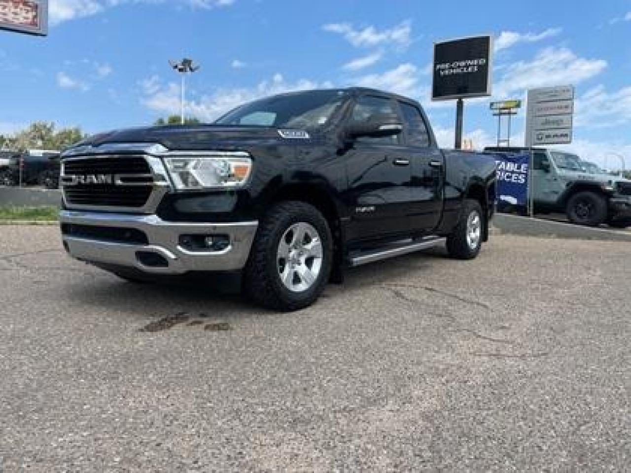 Used 2019 RAM 1500 Big Horn 4x4 Quad Cab 6'4  Box #214 for sale in Medicine Hat, AB