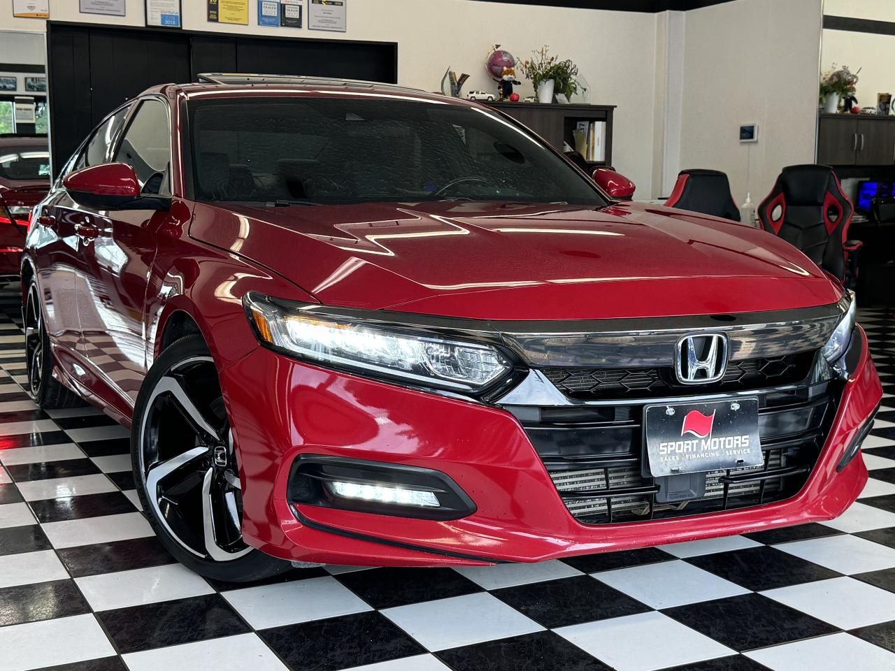 2019 Honda Accord Sport 1.5L+Apple Play+Lane Keep+Roof+CLEAN CARFAX Photo83