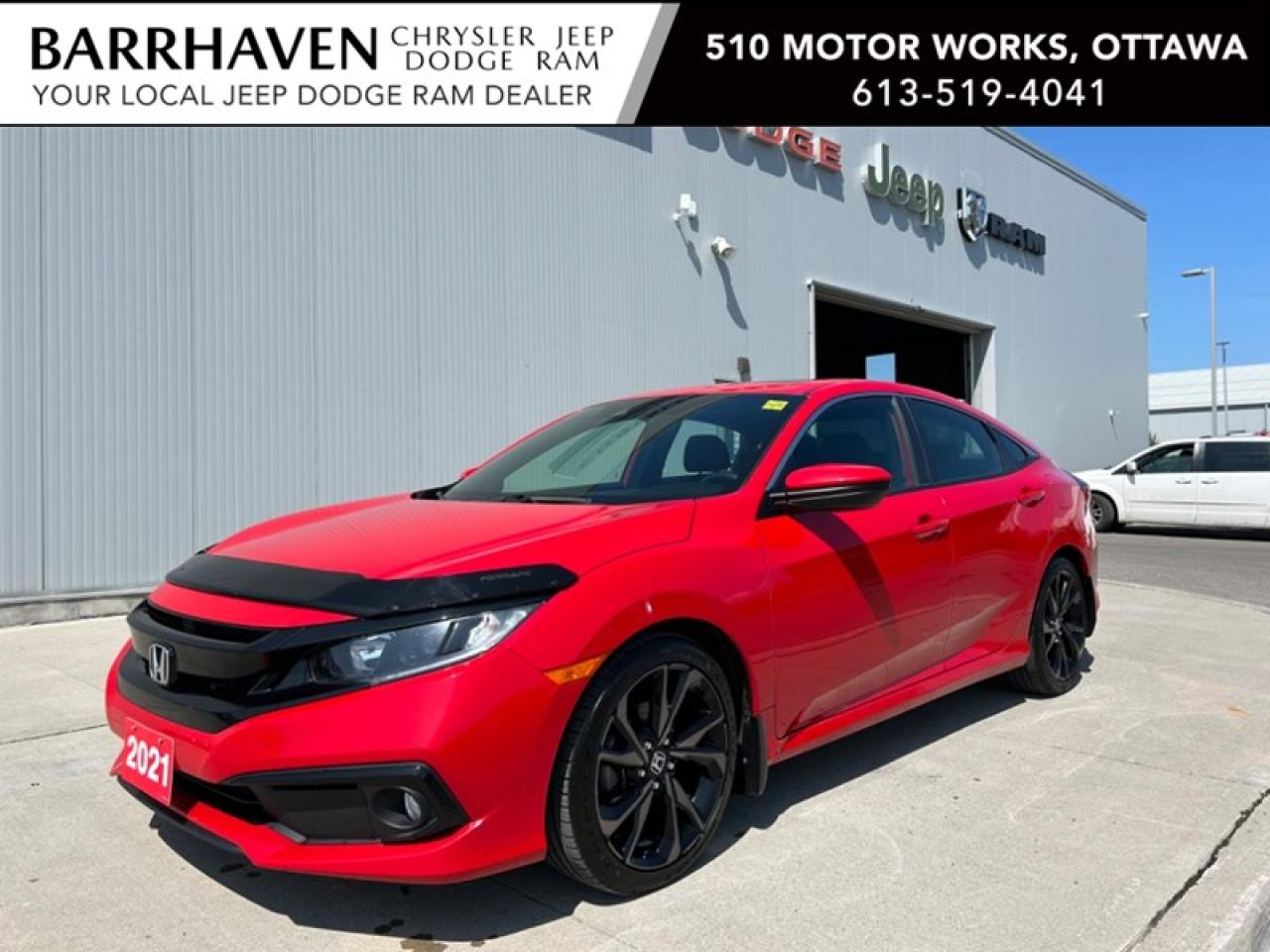 Used 2021 Honda Civic Sport CVT | Honda Sensing | Low KM's for sale in Ottawa, ON