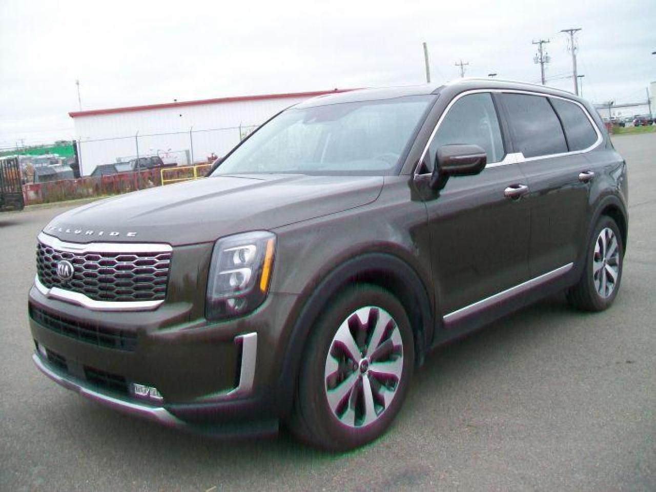 <p>Looking for a spacious and luxurious SUV thats packed with features? Look no further than this 2021 Kia Telluride SX AWD, available now at Canadian Auto Sales NL. This beautiful brown Telluride with a black interior boasts a powerful 3.8L 6-cylinder engine and all-wheel drive, perfect for navigating Canadian winters with ease. With its 81,441km on the odometer, this Telluride is just breaking in and ready for many more adventures.</p><p>Step inside and be greeted by a luxurious cabin thats both stylish and functional. Heated and ventilated front seats provide ultimate comfort, while the heated steering wheel keeps your hands warm on chilly mornings. The Tellurides spacious interior includes a third row, providing ample seating for the whole family or group of friends. Enjoy your favorite tunes with the premium sound system, and stay connected with Bluetooth and satellite radio. With a full suite of safety features, including blind spot monitoring, lane keeping assist, and rear cross traffic alert, you can drive with confidence knowing youre protected.</p><p>This 2021 Kia Telluride SX AWD is the perfect blend of luxury, performance, and safety. Contact Canadian Auto Sales NL today to schedule a test drive and experience this incredible SUV for yourself!</p><p><strong>Here are five features to get you excited:</strong></p><ul><li><strong>Luxurious and Spacious Interior:</strong> The Telluride is designed for comfort and style, with heated and ventilated front seats, a heated steering wheel, and a third row for extra passengers.</li><li><strong>Powerful Performance:</strong> The 3.8L 6-cylinder engine and all-wheel drive provide a smooth and confident ride, ideal for any road condition.</li><li><strong>Advanced Safety Features:</strong> Drive with confidence knowing youre protected by features like blind spot monitoring, lane keeping assist, and rear cross traffic alert.</li><li><strong>Premium Sound System:</strong> Enjoy your favorite music in high fidelity with the Tellurides premium sound system.</li><li><strong>Technology at Your Fingertips:</strong> Stay connected and entertained with Bluetooth, satellite radio, and a user-friendly infotainment system.</li></ul>