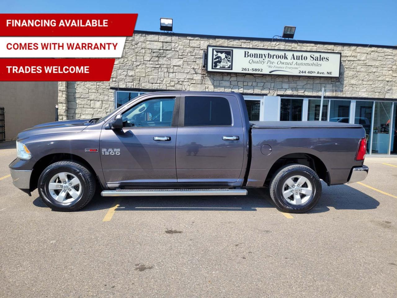 Used 2015 RAM 1500 4WD Crew Cab ECO DIESEL SLT/CARSTARTER/BACKUP CAM for sale in Calgary, AB