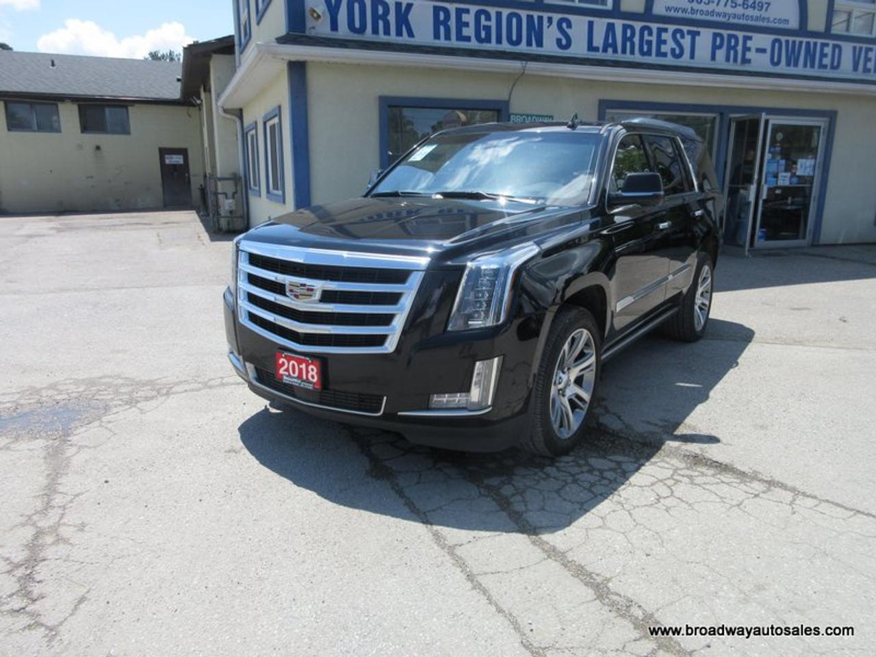 2018 Cadillac Escalade LOADED PREMIUM-MODEL 7 PASSENGER 6.2L - V8.. 4X4.. CAPTAINS.. 3RD ROW.. NAVIGATION.. DVD PLAYER.. SUNROOF.. LEATHER.. HEATED SEATS & WHEEL.. Photo