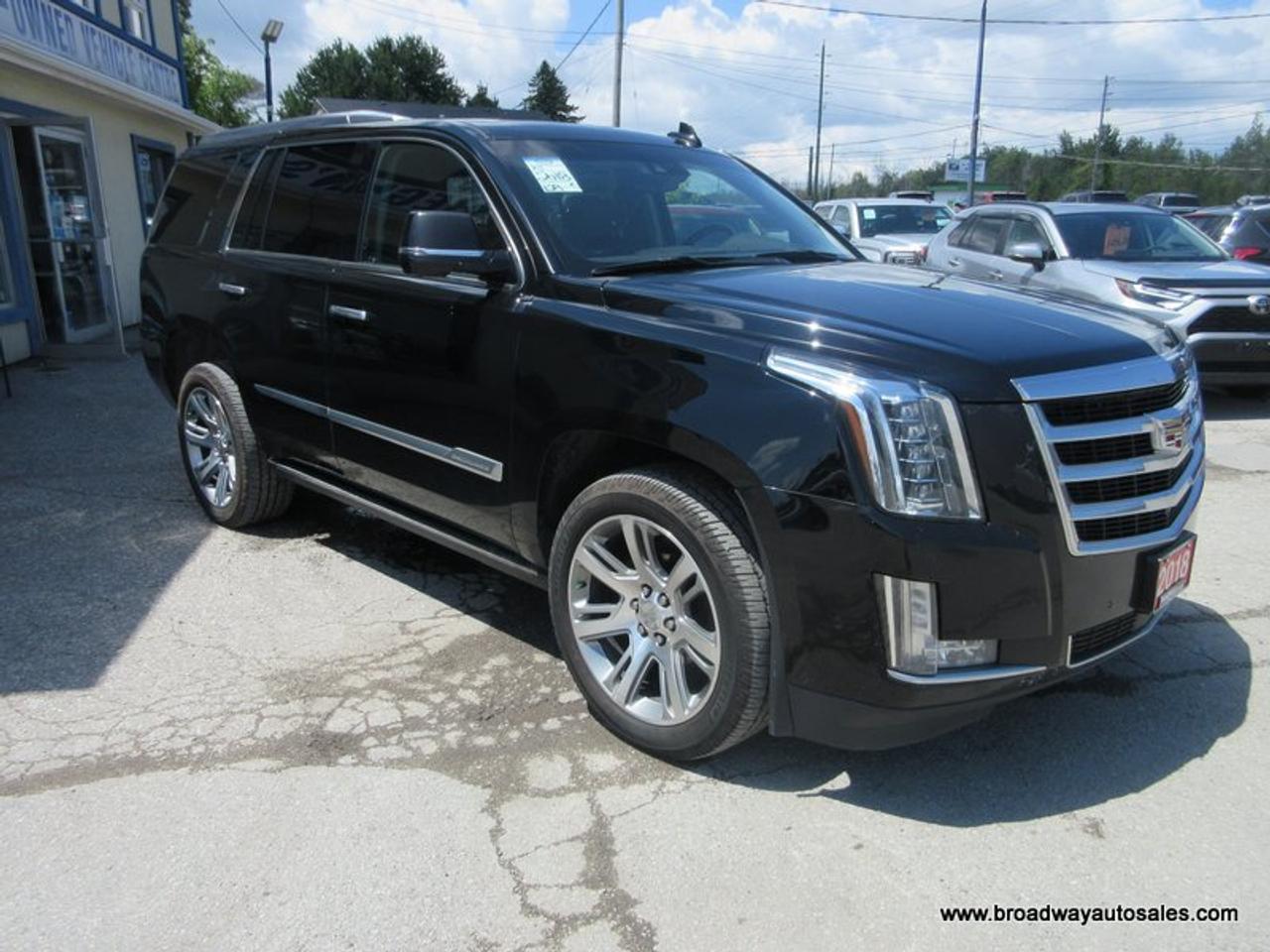 2018 Cadillac Escalade LOADED PREMIUM-MODEL 7 PASSENGER 6.2L - V8.. 4X4.. CAPTAINS.. 3RD ROW.. NAVIGATION.. DVD PLAYER.. SUNROOF.. LEATHER.. HEATED SEATS & WHEEL.. Photo