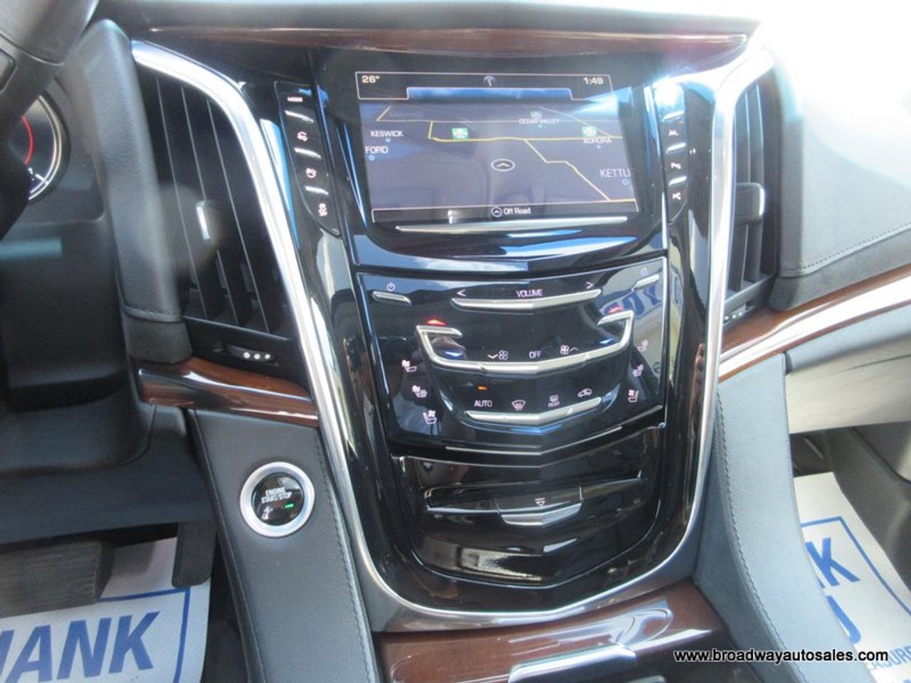 2018 Cadillac Escalade LOADED PREMIUM-MODEL 7 PASSENGER 6.2L - V8.. 4X4.. CAPTAINS.. 3RD ROW.. NAVIGATION.. DVD PLAYER.. SUNROOF.. LEATHER.. HEATED SEATS & WHEEL.. Photo