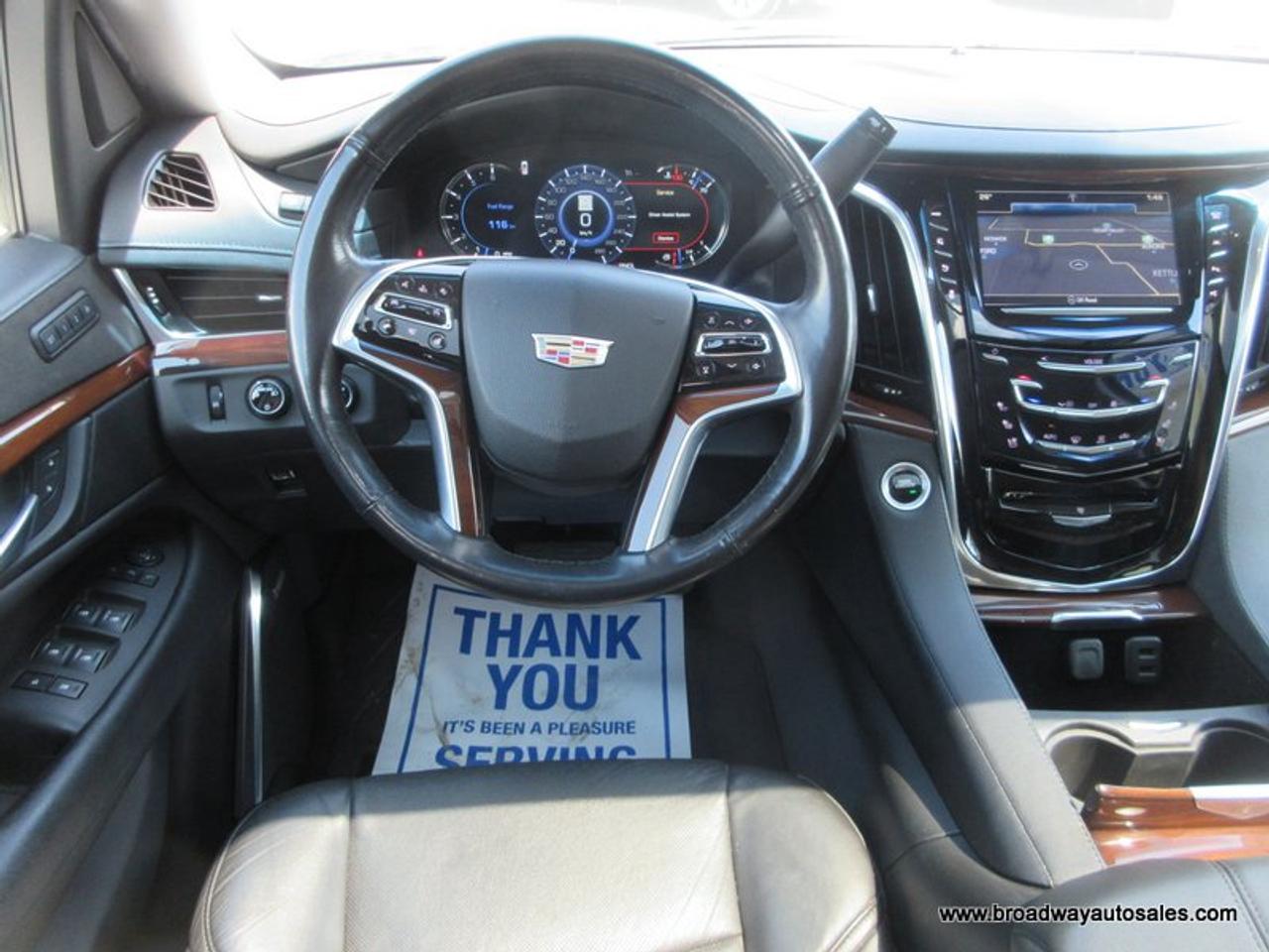 2018 Cadillac Escalade LOADED PREMIUM-MODEL 7 PASSENGER 6.2L - V8.. 4X4.. CAPTAINS.. 3RD ROW.. NAVIGATION.. DVD PLAYER.. SUNROOF.. LEATHER.. HEATED SEATS & WHEEL.. Photo