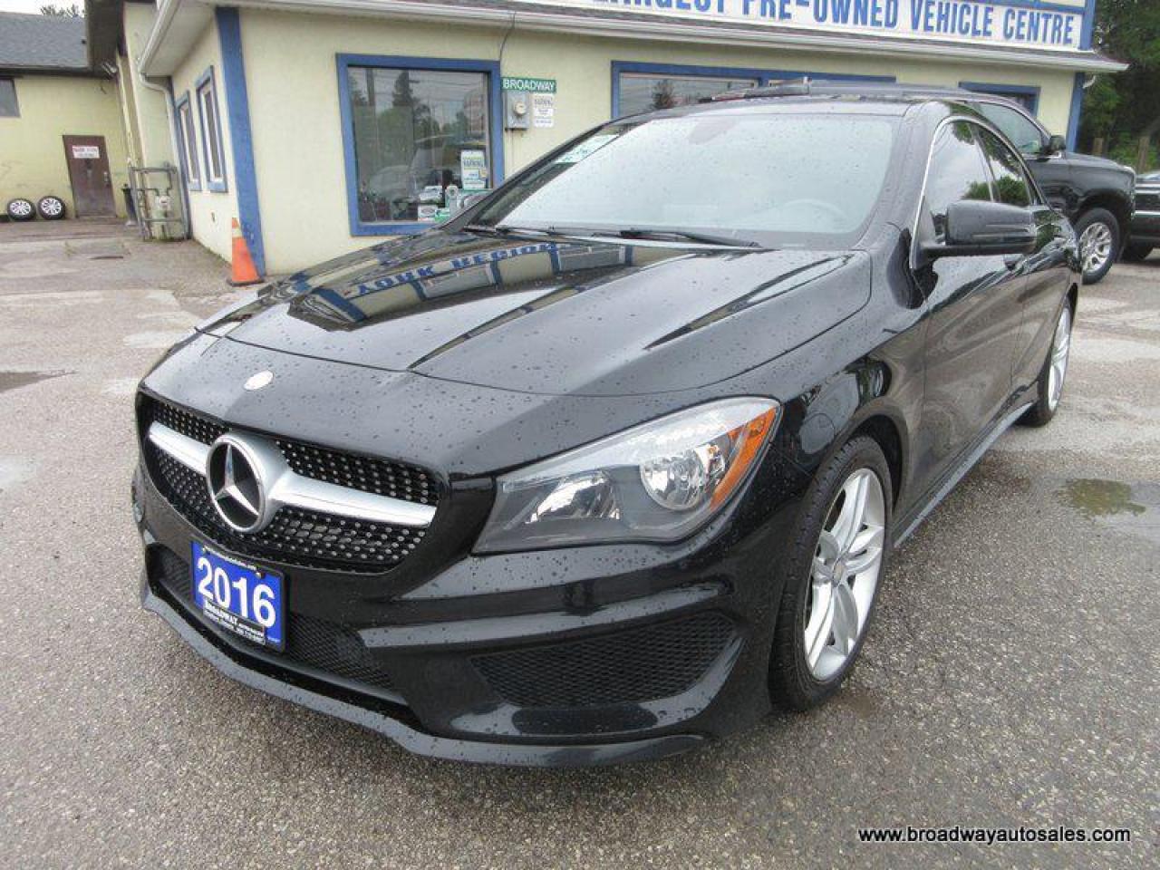 Used 2016 Mercedes-Benz CLA250 FUN-TO-DRIVE CLA-SERIES 5 PASSENGER 2.0L - DOHC.. DRIVE-MODE-SELECT.. LEATHER.. HEATED SEATS.. NAVIGATION.. POWER SUNROOF.. BACK-UP CAMERA.. for sale in Bradford, ON