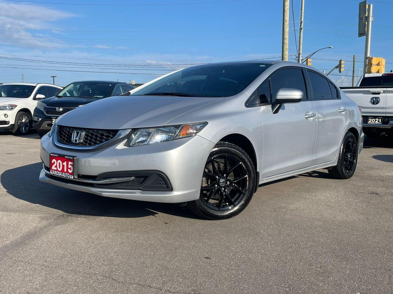 Used 2015 Honda Civic AUTOLOW KM NO ACCIDENT BLUETOOTH CAMERA ALLOY RIMS for sale in Oakville, ON