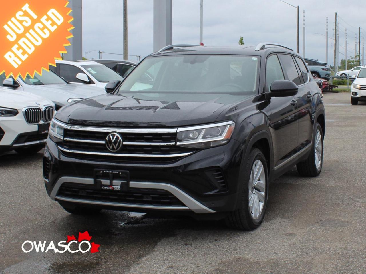 Used 2021 Volkswagen Atlas 3.6L Great Room! Great Value! Clean CarFax! for sale in Whitby, ON