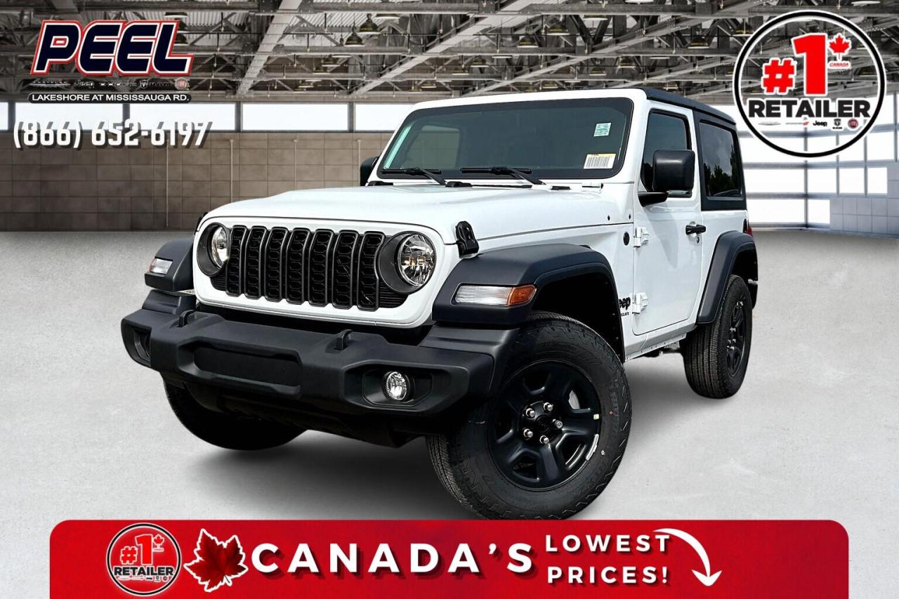 New 2024 Jeep Wrangler SPORT 2DR | Hardtop | Carplay 12.3