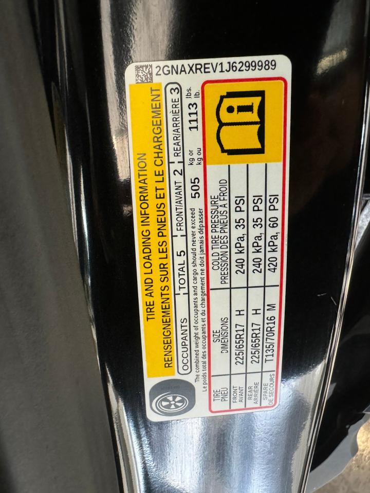 2018 Chevrolet Equinox LS AWD+Camera+ApplePlay+Remote Start+ACCIDENT FREE - Photo #40