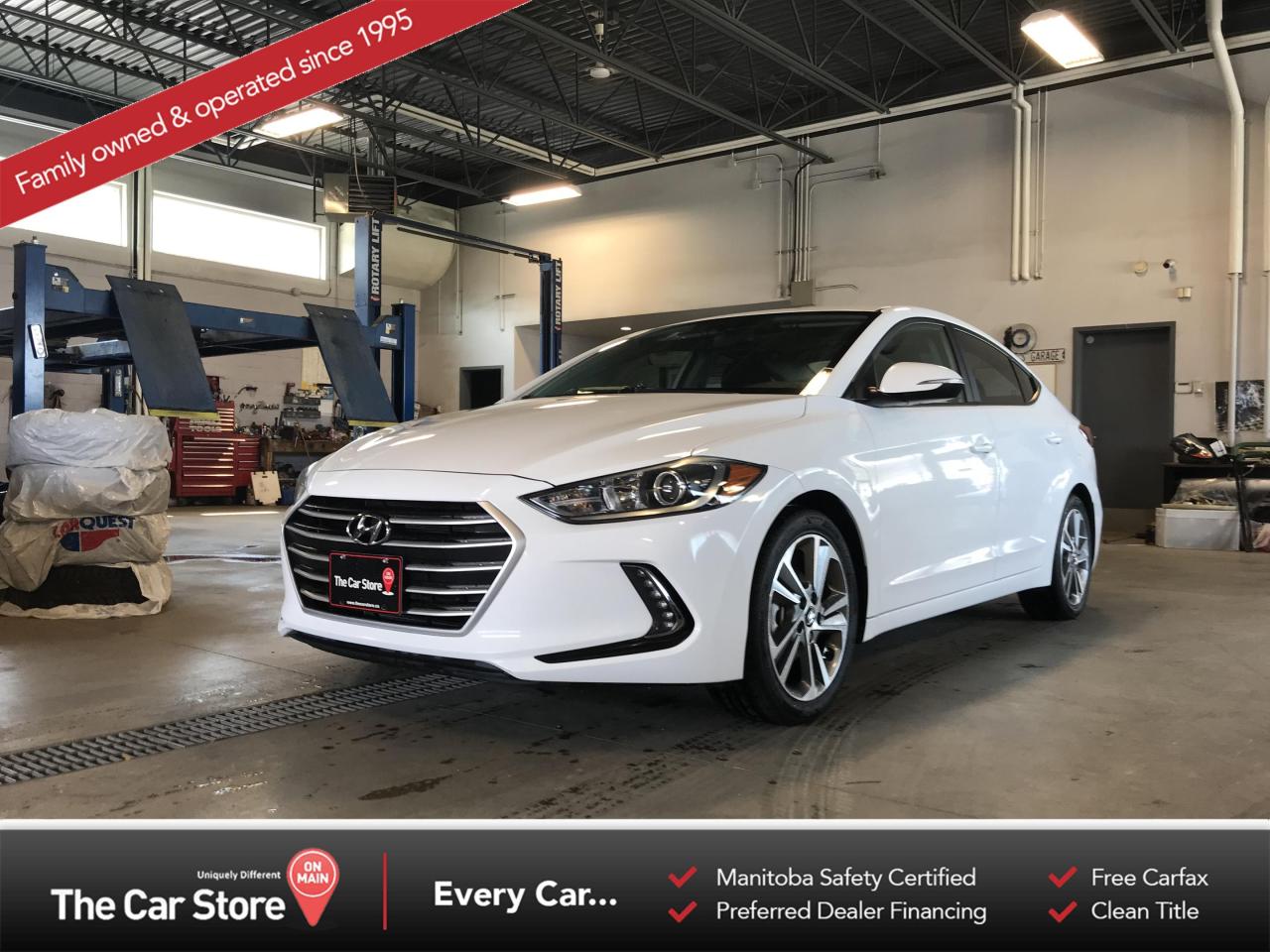 Used 2017 Hyundai Elantra GLS| Sunroof/HTD Seats/Android Auto/Clean Title! for sale in Winnipeg, MB