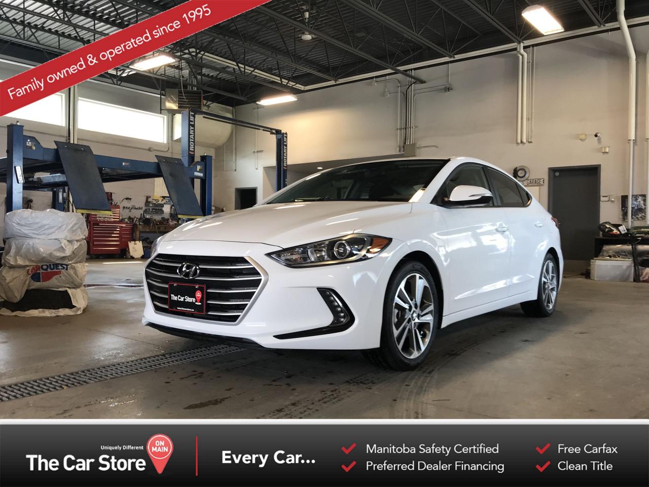 Used 2017 Hyundai Elantra GLS| Sunroof/HTD Seats/Android Auto/Clean Title! for sale in Winnipeg, MB