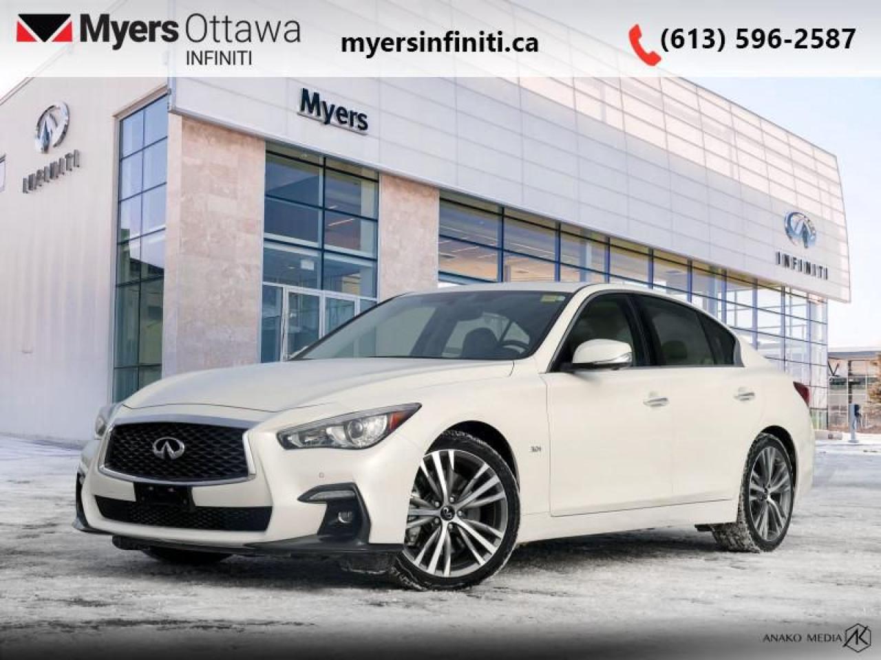 Used 2020 Infiniti Q50 SPORT  - Certified - Low Mileage for sale in Ottawa, ON