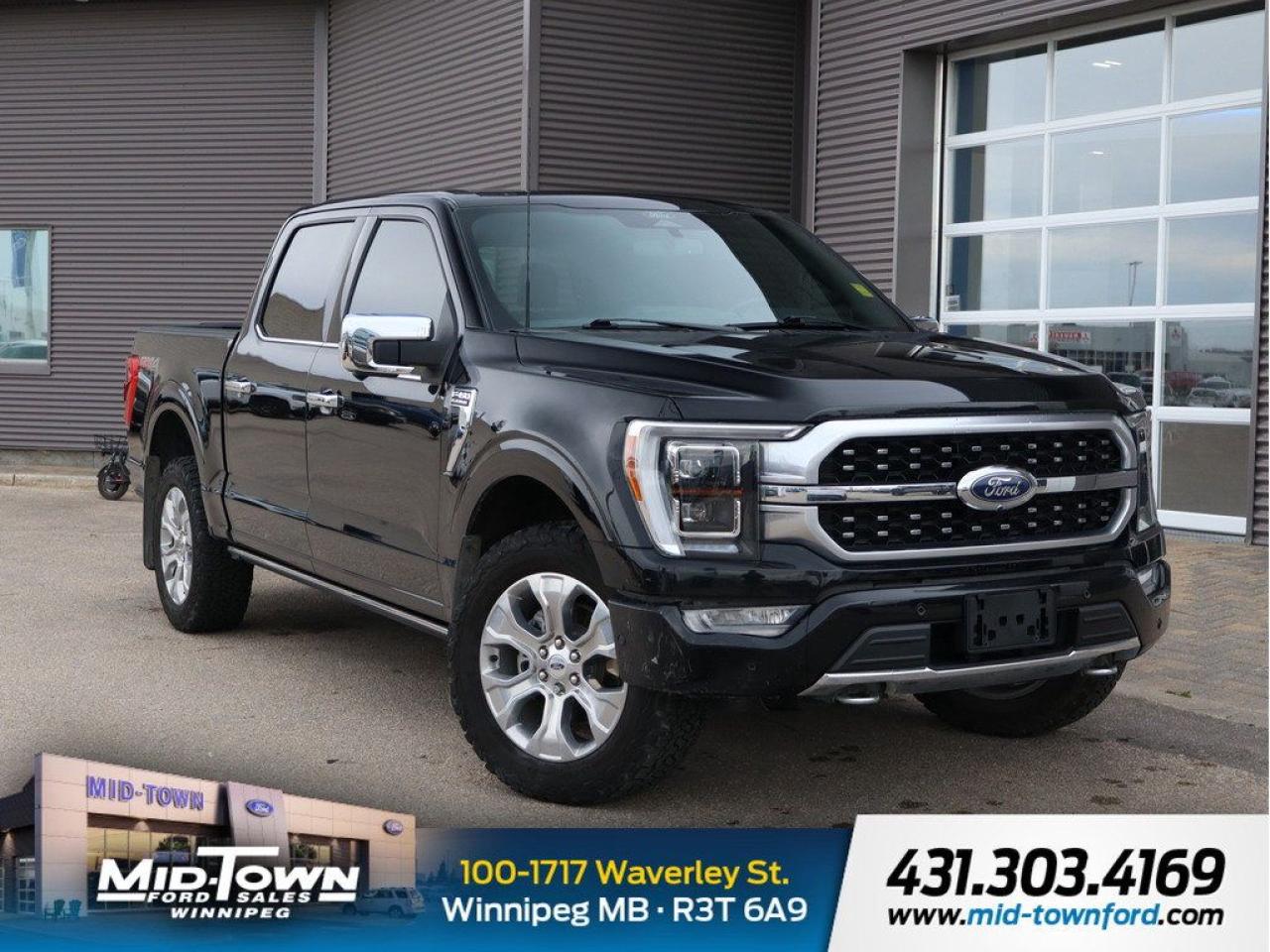 Used 2022 Ford F-150 Platinum | Power Tailgate | Advanced Security Pack for sale in Winnipeg, MB