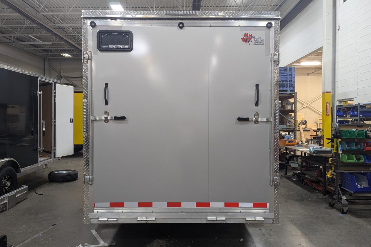 2024 Canadian Trailer Company 7x14 V Nose Cargo Trailer Aluminum Tandem Axle Photo3