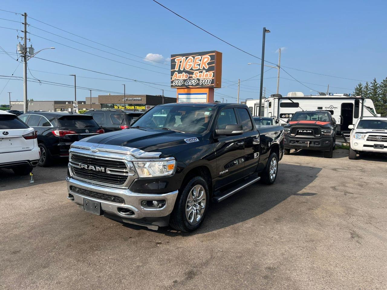 2019 RAM 1500 BIG HORN, 4X4, 5.7L HEMI, CHROME, TONNEAU COVER