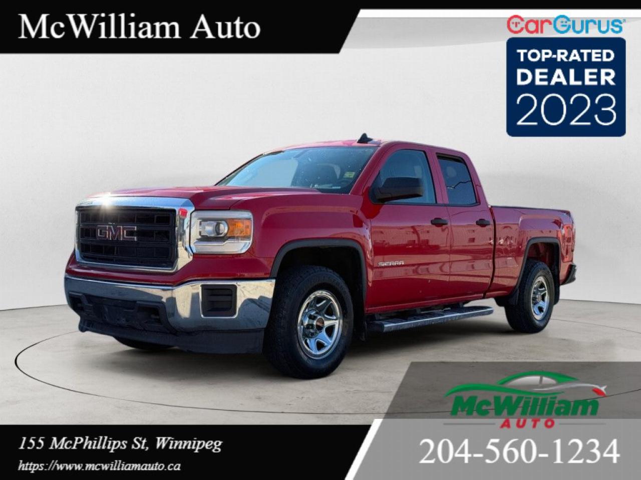 Used 2015 GMC Sierra 1500 4WD V8 143.5 I BACK UP CAM I LOCAL VEHICLE- for sale in Winnipeg, MB