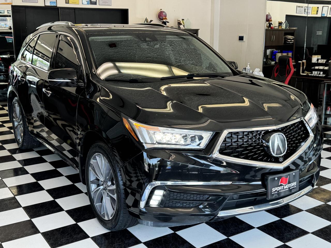 2018 Acura MDX Elite SH-AWD 7 Passenger+New Tires+DVD+CLEANCARFAX Photo9