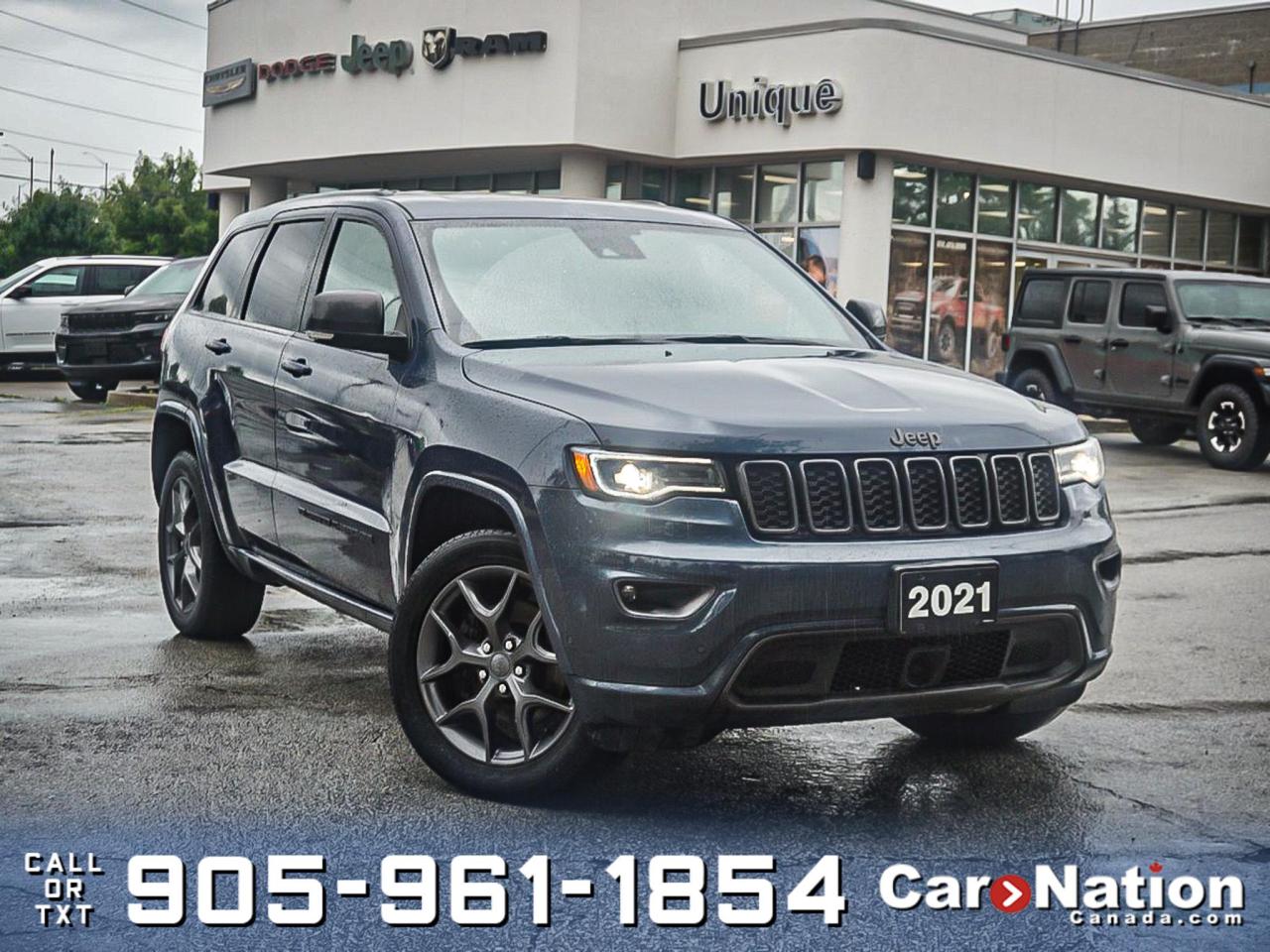 Used 2021 Jeep Grand Cherokee 80th Anniversary Edition 4x4| NAV| SUNROOF| for sale in Burlington, ON