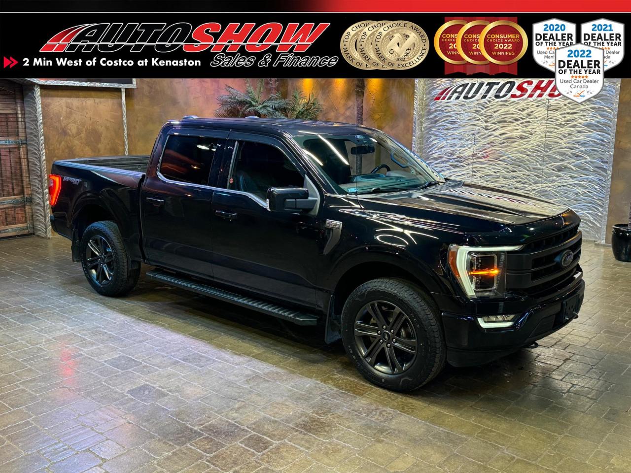 Used 2021 Ford F-150 LARIAT SPORT - Htd/Vent Lthr, 12in Scrn, Rmt Strt! for sale in Winnipeg, MB