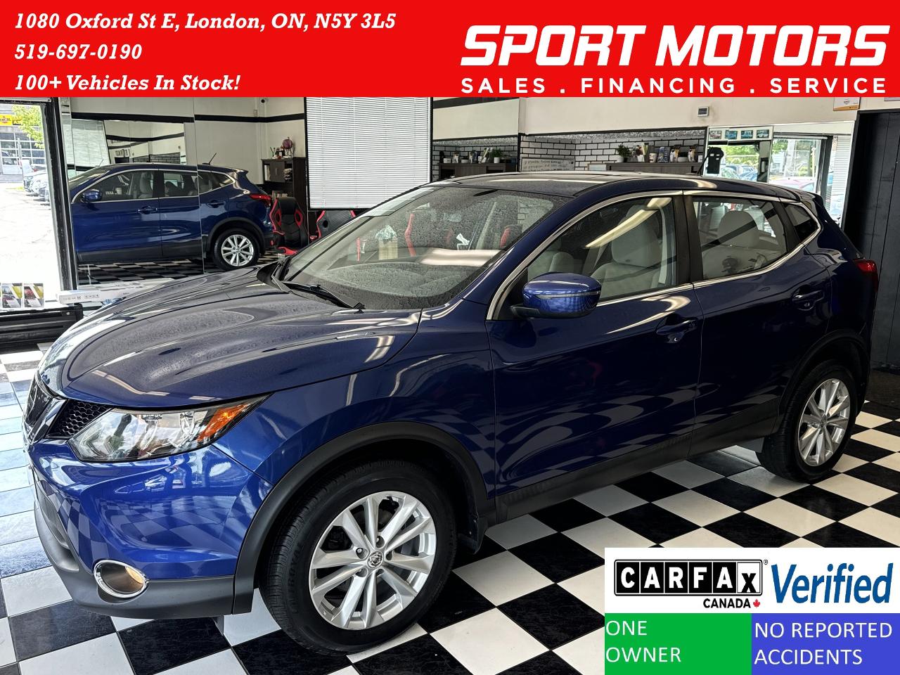 2018 Nissan Qashqai SV AWD+NewTires+Roof+Remote Start+CAM+CLEAN CARFAX