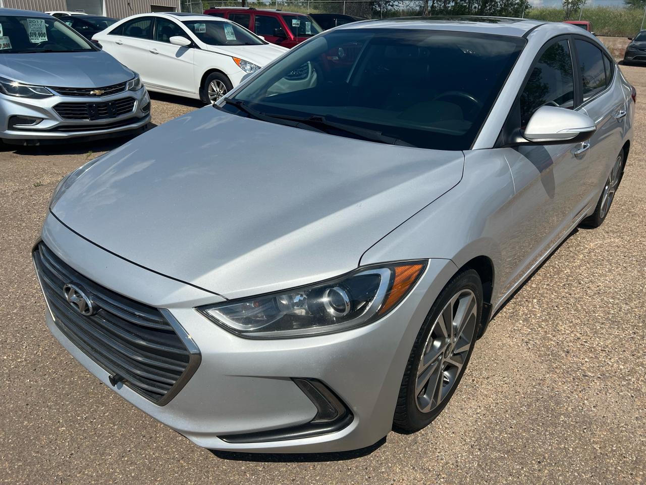 Used 2017 Hyundai Elantra Limited Leather Sun Roof Nav Heated Seats + for sale in Edmonton, AB